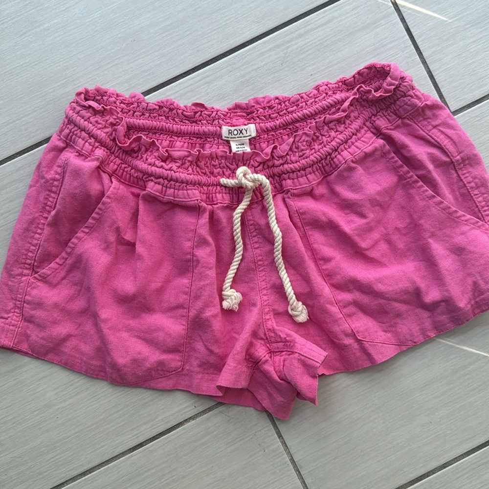 Roxy linen Oceanside beach short size XL/14